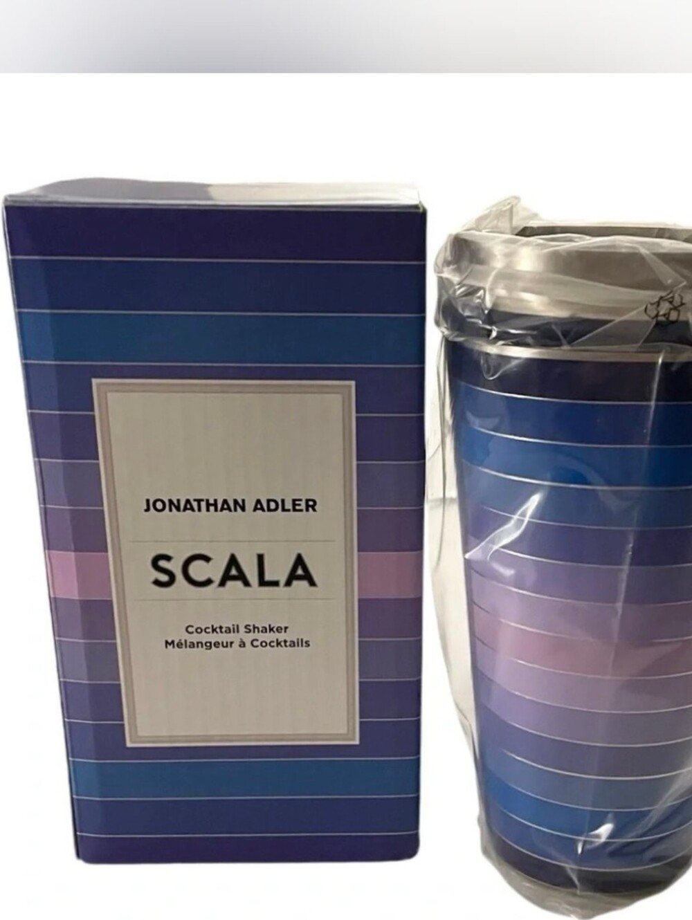 NIB Jonathan Adler Scala Cocktail Shaker 🍸🍹🍋‍🟩🍸